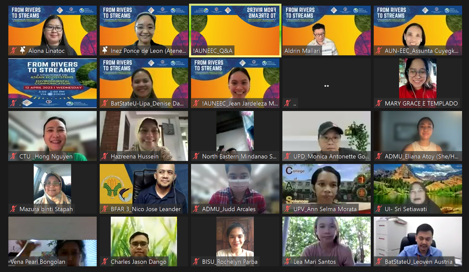 Rivers to Streams Group Photo