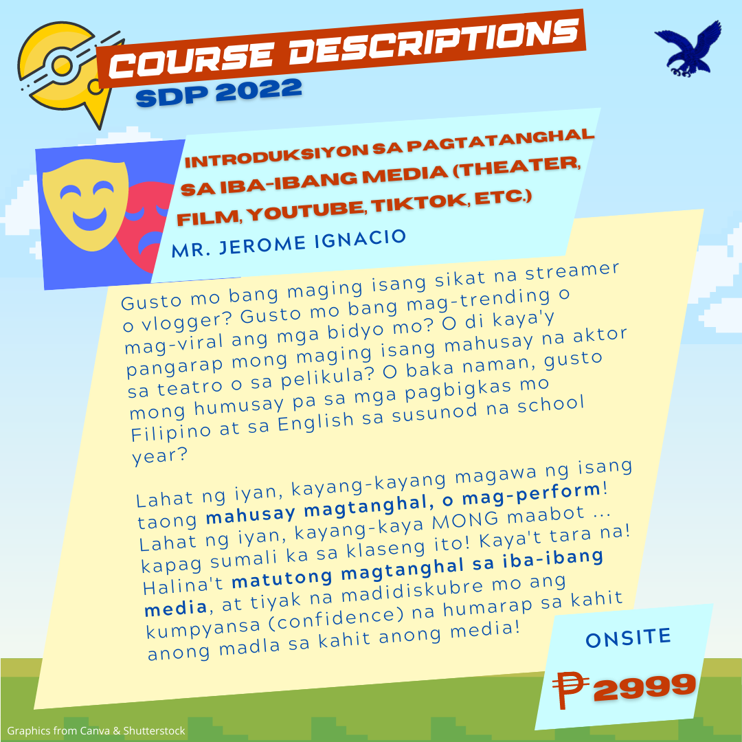 Course 10: Introduksiyon sa Iba-Ibang Media (Theater, Film, YouTube, TikTok, etc.)