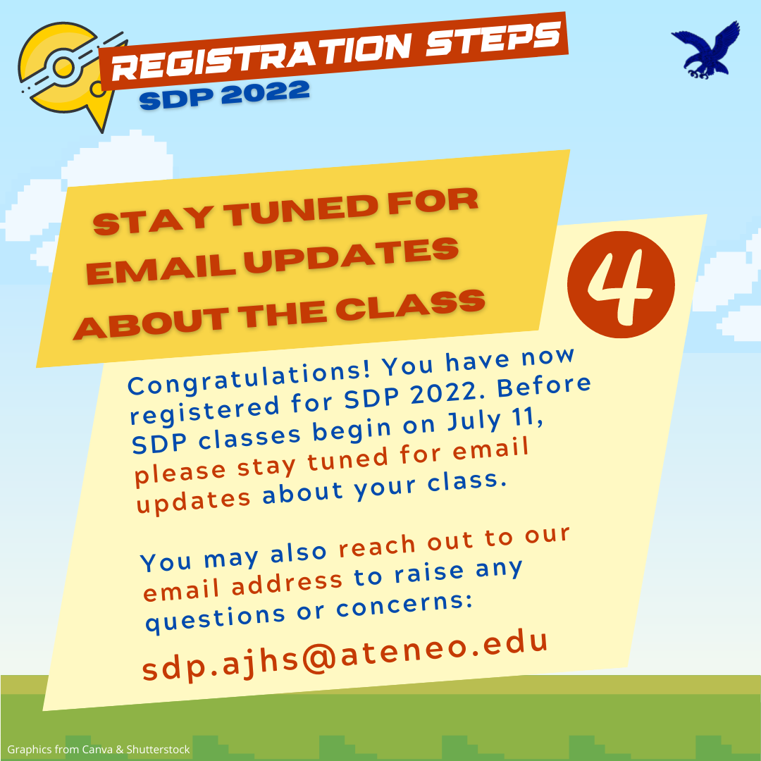 AJHS-SDP 2022 Registration Step 4