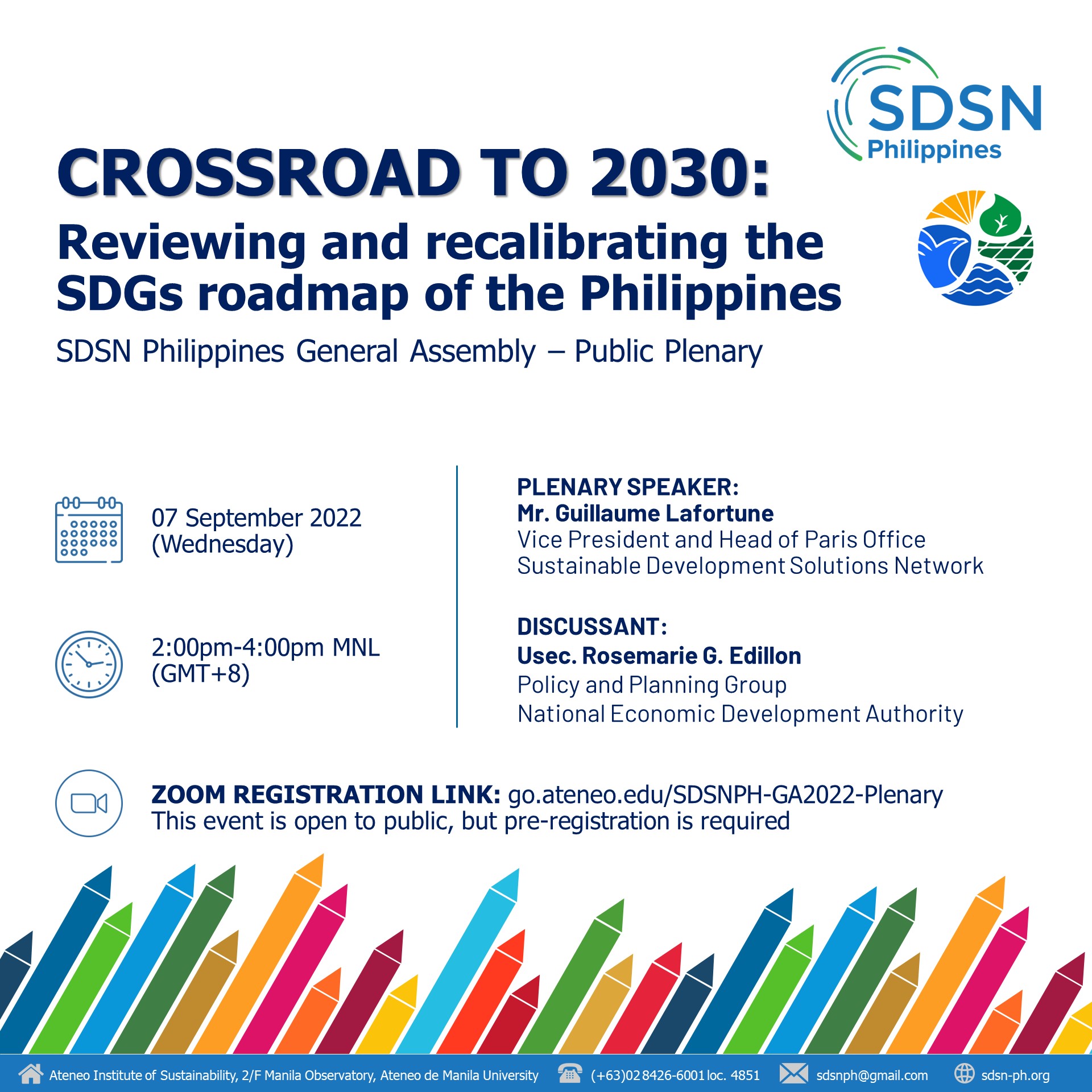SDSN-PH GA Public Plenary