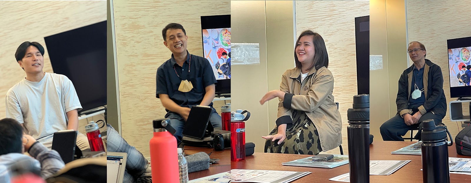 AIPO staff practicing empathy during the Design Thinking workshop