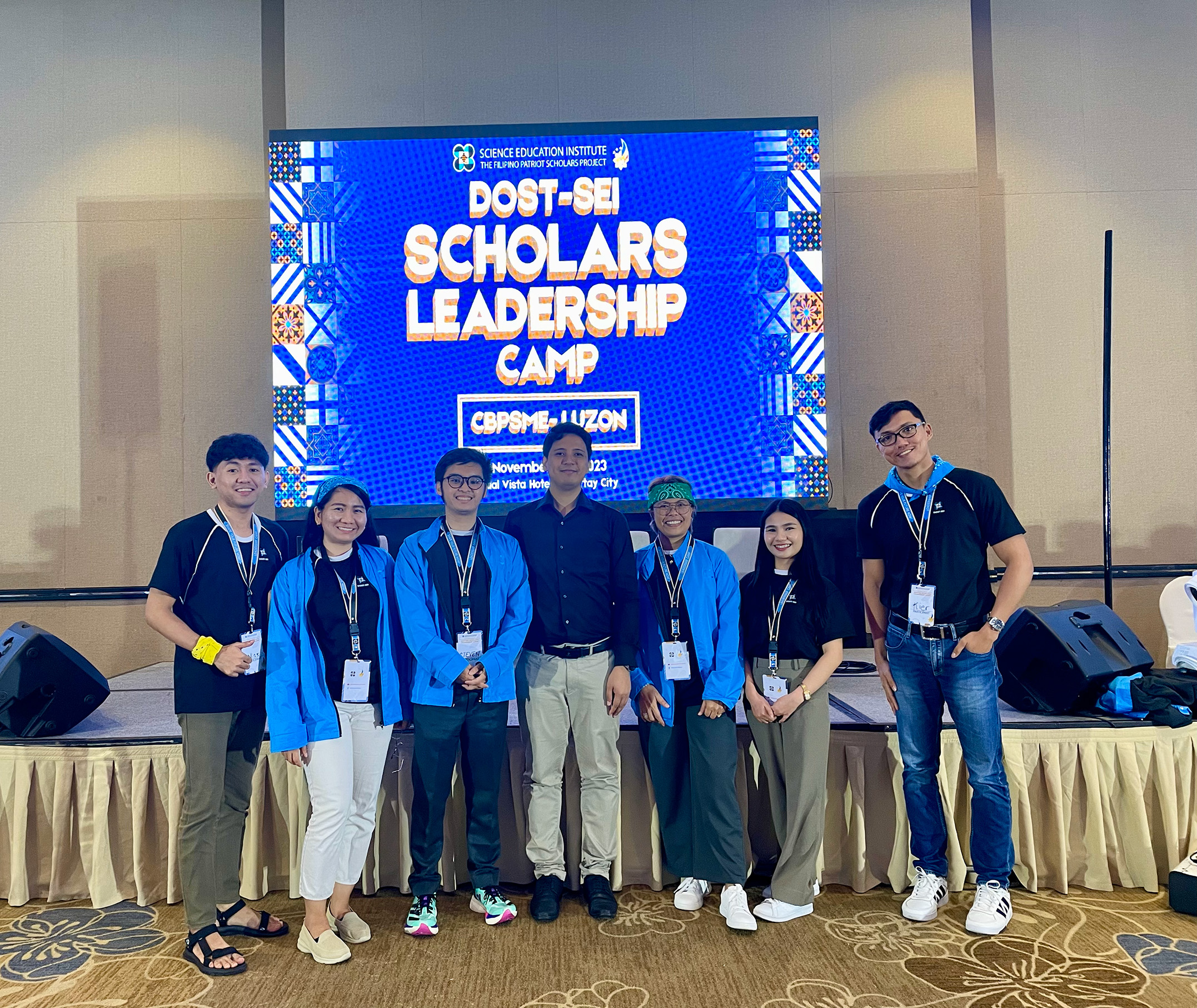 ADMU-DOST Scholars with Dr. Ybañez