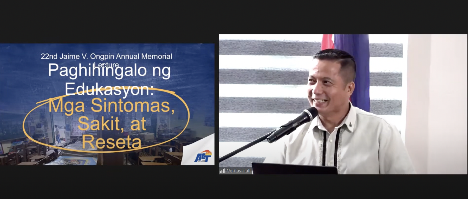 Keynote speaker G Vladimer Quetua