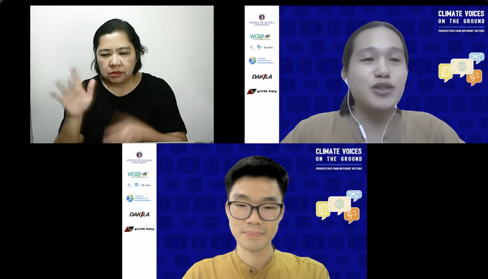 Mr Villalobos answering questions from the participants.