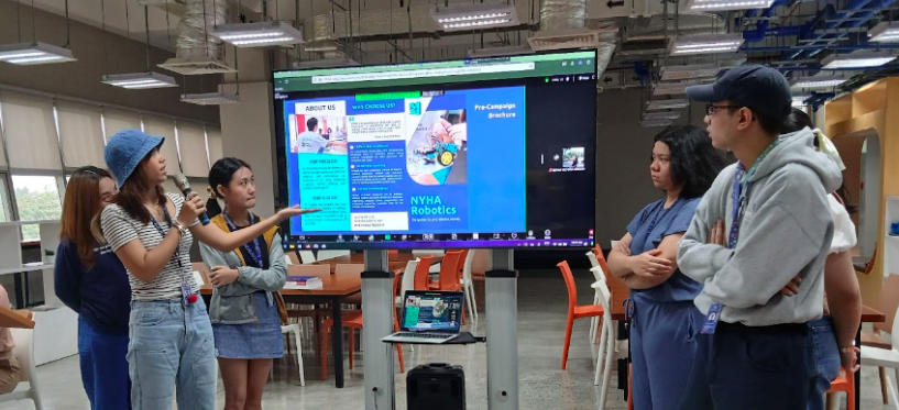 Image: Interns Presenting Their CBIG Week Outputs