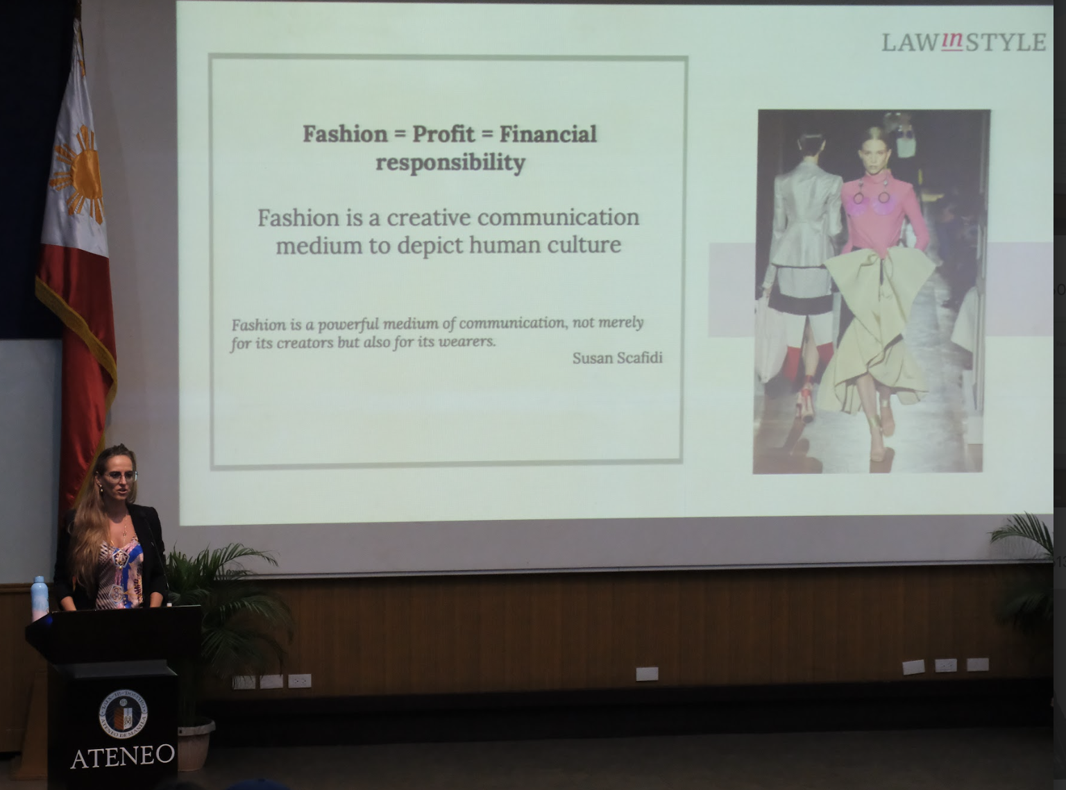 Image: Fashion lecture by Dr. Hab Marlena Jankowska-Augustyn