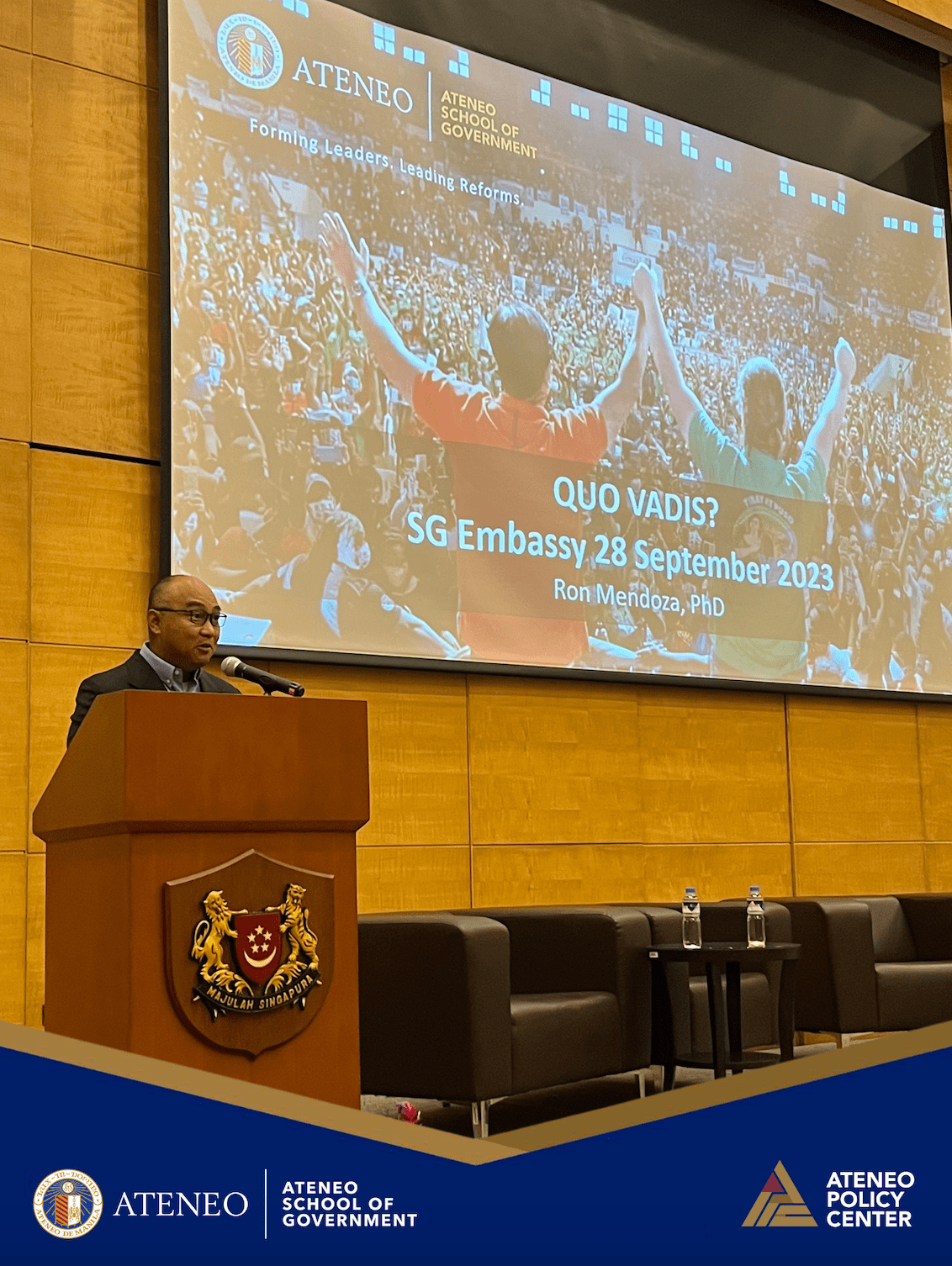 Briefing at SG Embassy