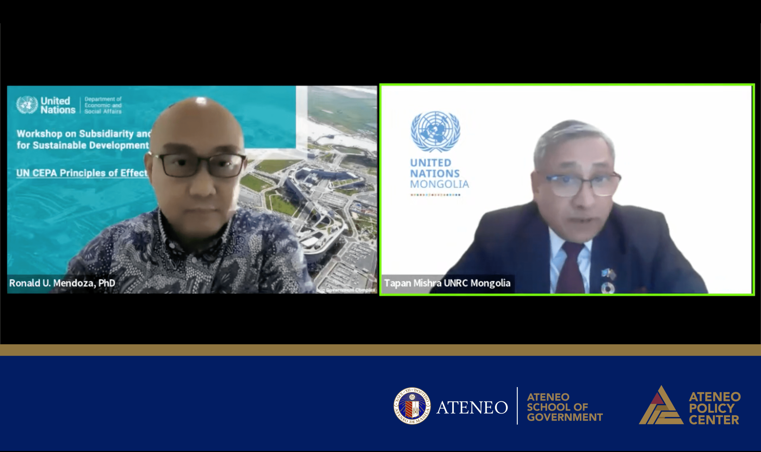 UN Workshop on Subsidiarity for Sustainable Development