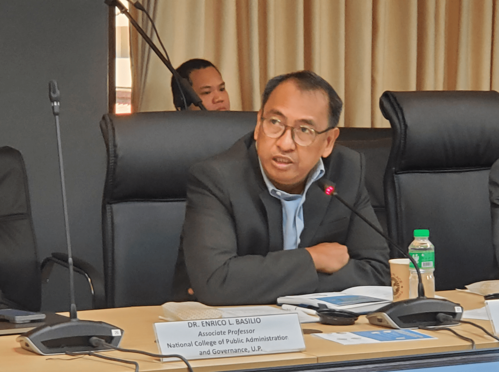 Dr. Romulo Miral Jr, CPBRD Secretary General, opening the morning session of the 5th Roundtable Discussion