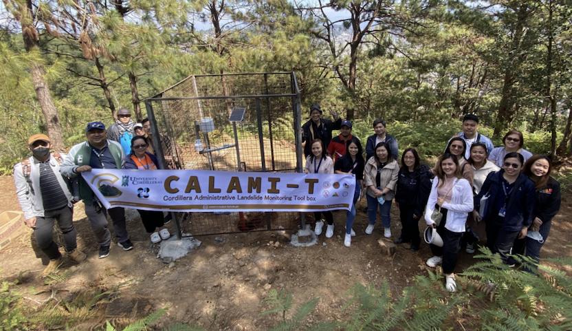 The AIPO SPRINT-STEP and CALAMI-T teams with the latter’s technology