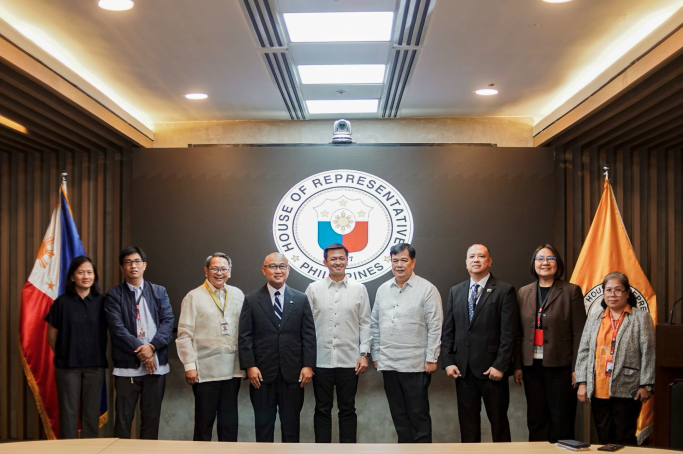 (L-R): Dir. Rosemarie Sawili, ED Novel Bangsal, Asec. Clarito Magsino (DBM), Dr. Ronal Mendoza, Rep. Jernie Jett Nisay, Atty. Ariel Ronquillo (CSC), Usec. Gerald Divinagracia (ARTA), OIC-DED Pamela Manalo, and  SD Elsie Gutierrez