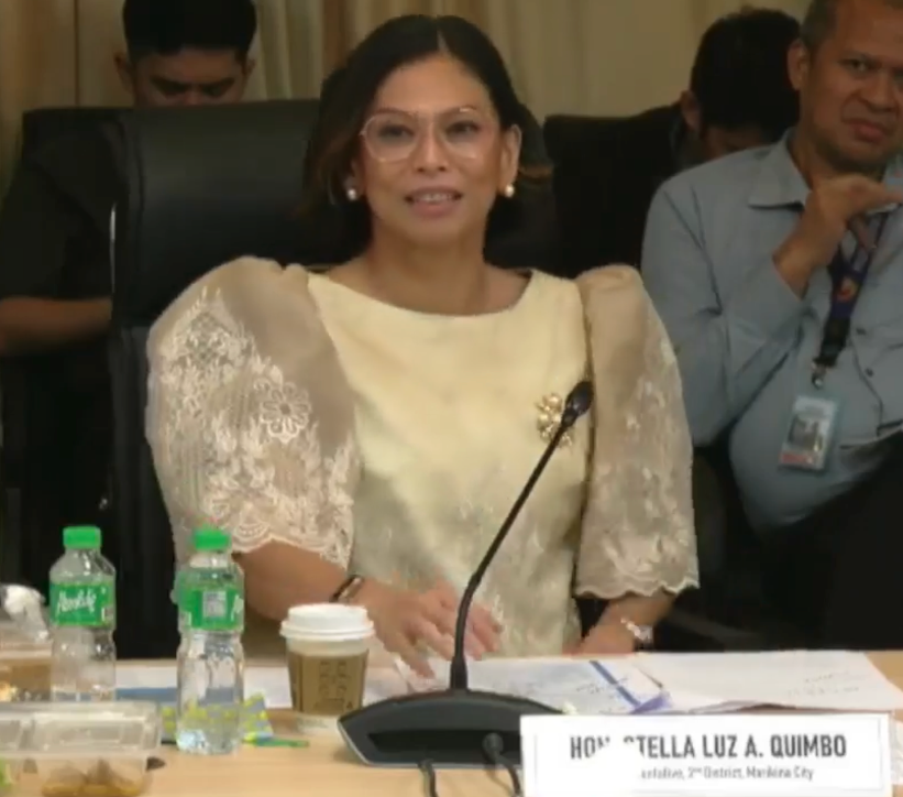 Hon. Stella Quimbo, moderating the Open Forum