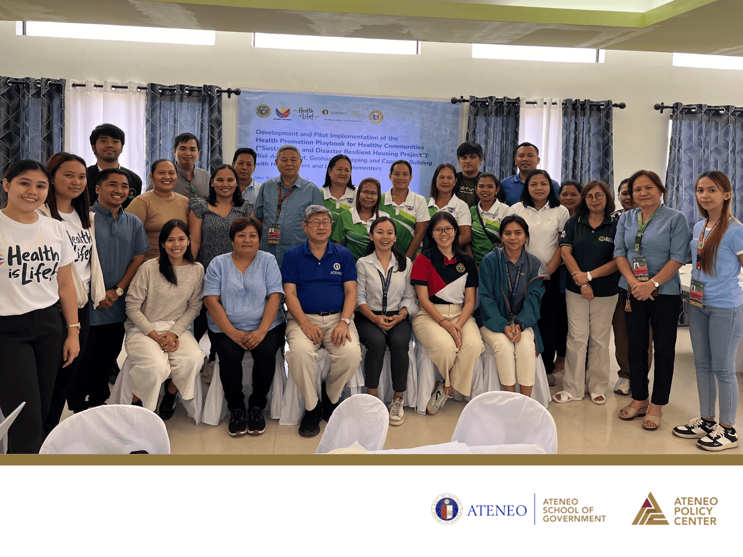 Ateneo holds preliminary site visit, risk assessment, and stakeholder mapping workshop in Bohol for the Sustainable and Disaster-Resilient Housing Project