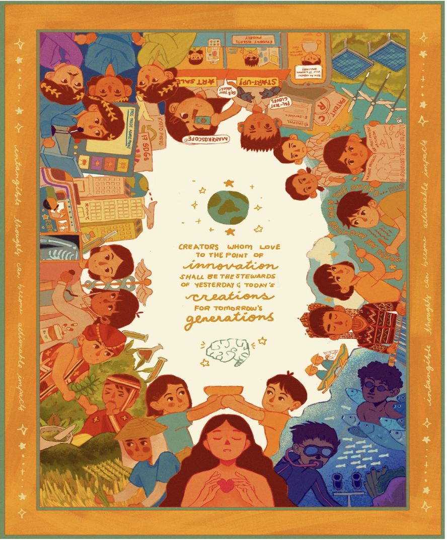 Image: The winning poster of Team Ateneo in The AD category