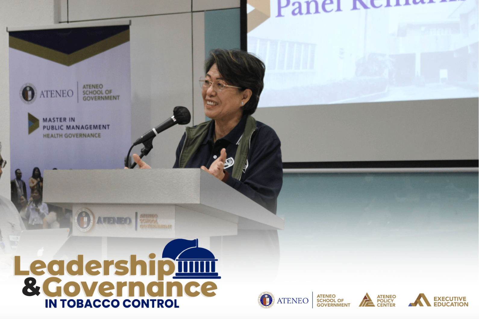 Ateneo School of Government Holds Culminating Event and Graduation Ceremony for the Leadership and Governance in Tobacco Control (LGTC) Executive Course