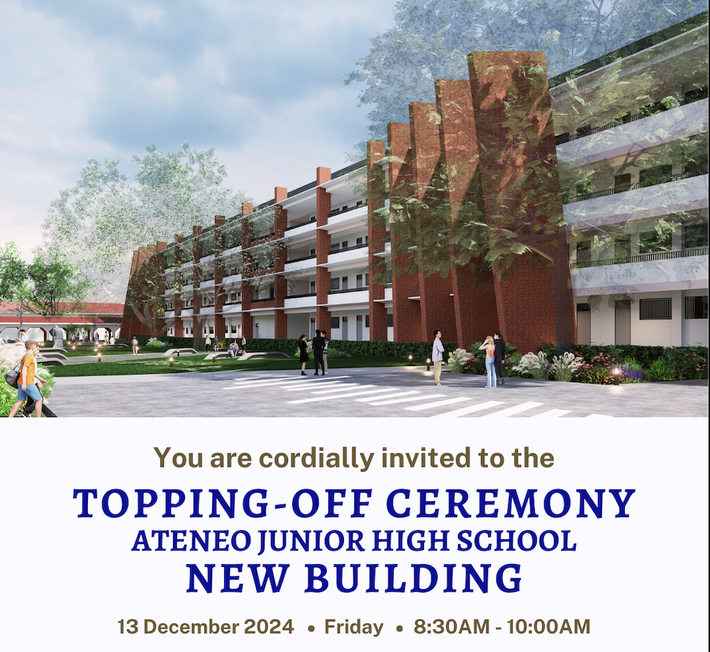 Invitation to the JHS Building topping-off ceremony