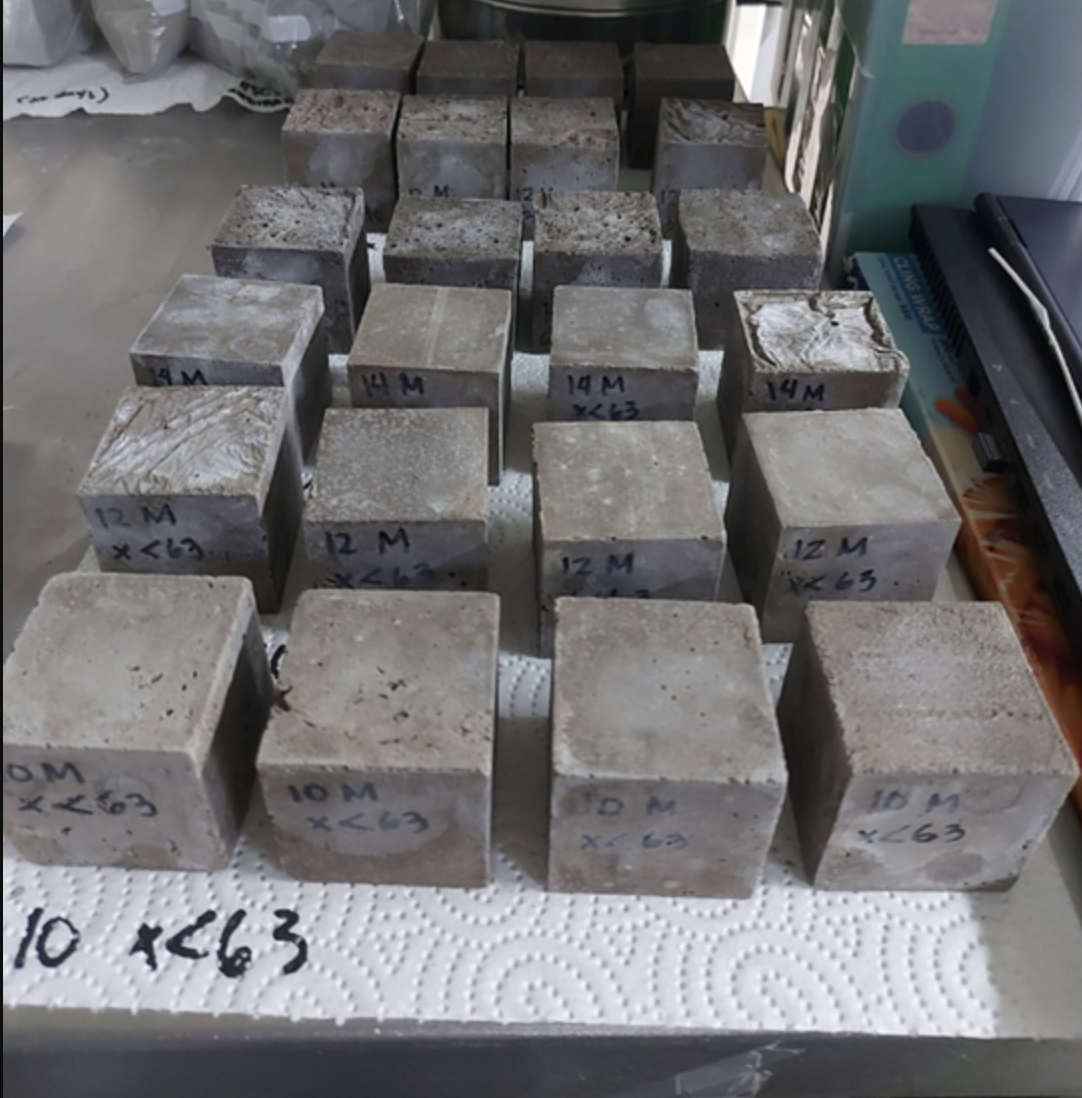TVA-based Geopolymer Concrete