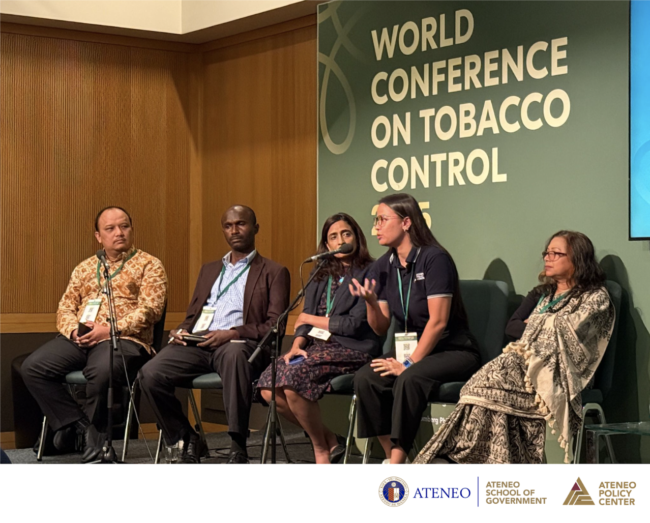 The Tobacco Control and Governance Team Presents Papers in the World Conference on Tobacco Control 2025 in Dublin, Ireland