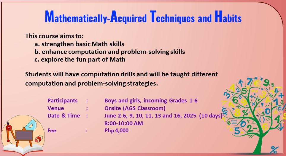 slide 10 Math Acquired Talents and Habits 