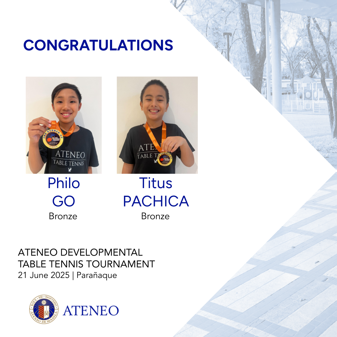 Philo Go and Titus Pachica