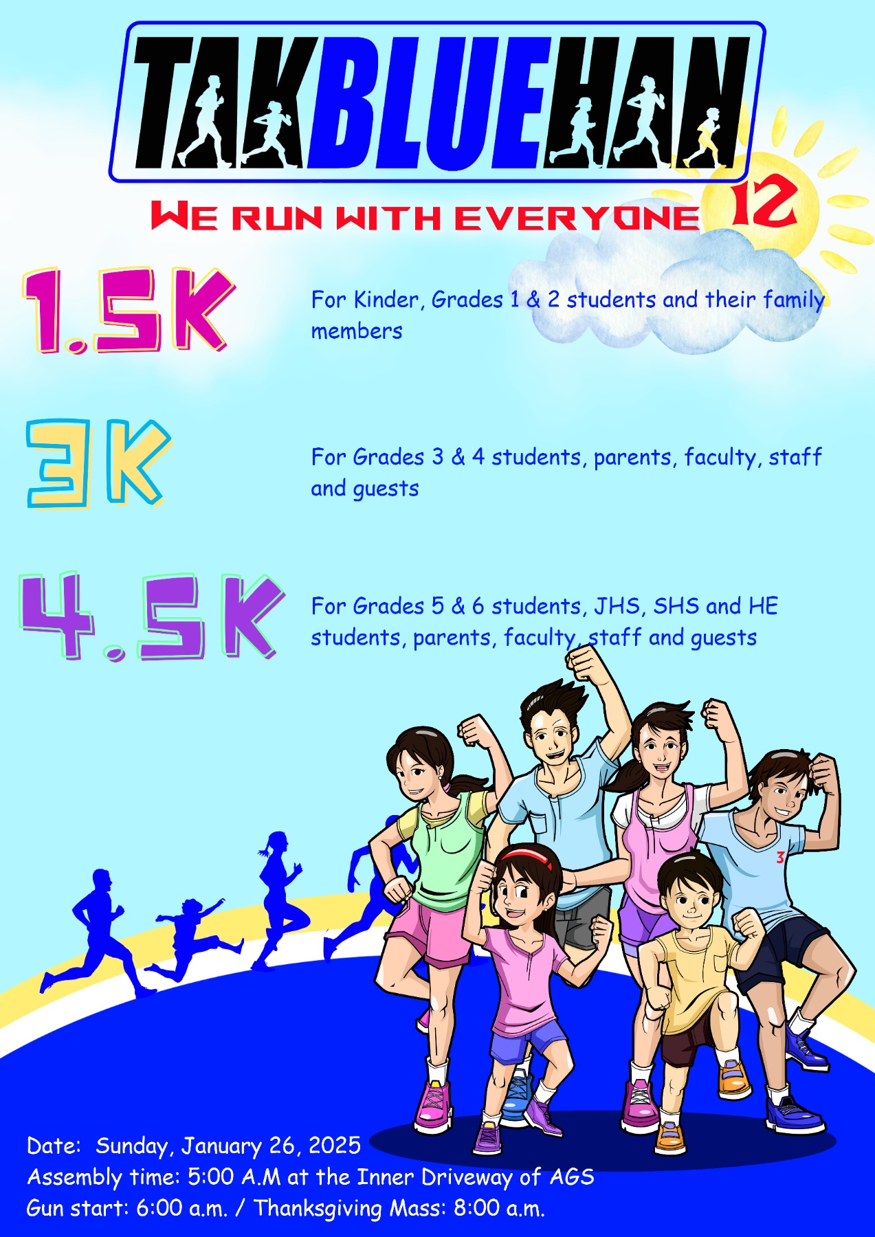 TakBLUEhan 12 final poster