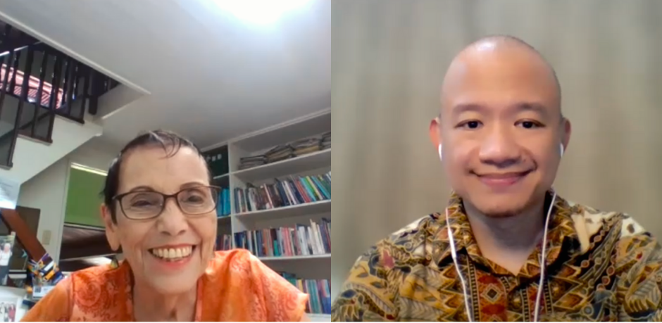 Professor Mary Racelis and Dr Enrique Nino Leviste