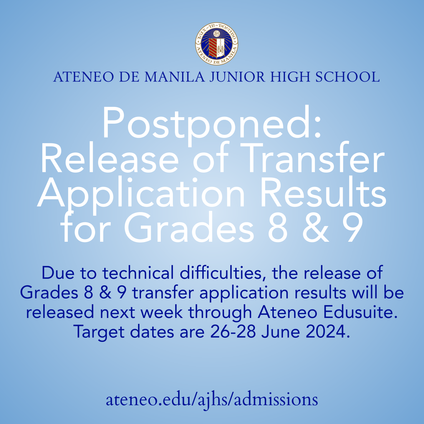 Transfer application results postponed to 26-28 June 2024