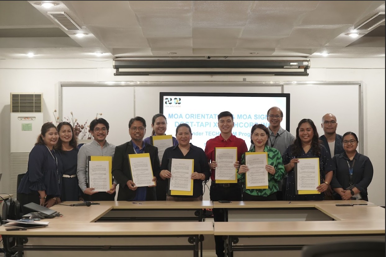 Vashcorp, Inc. signing with DOST-TAPI