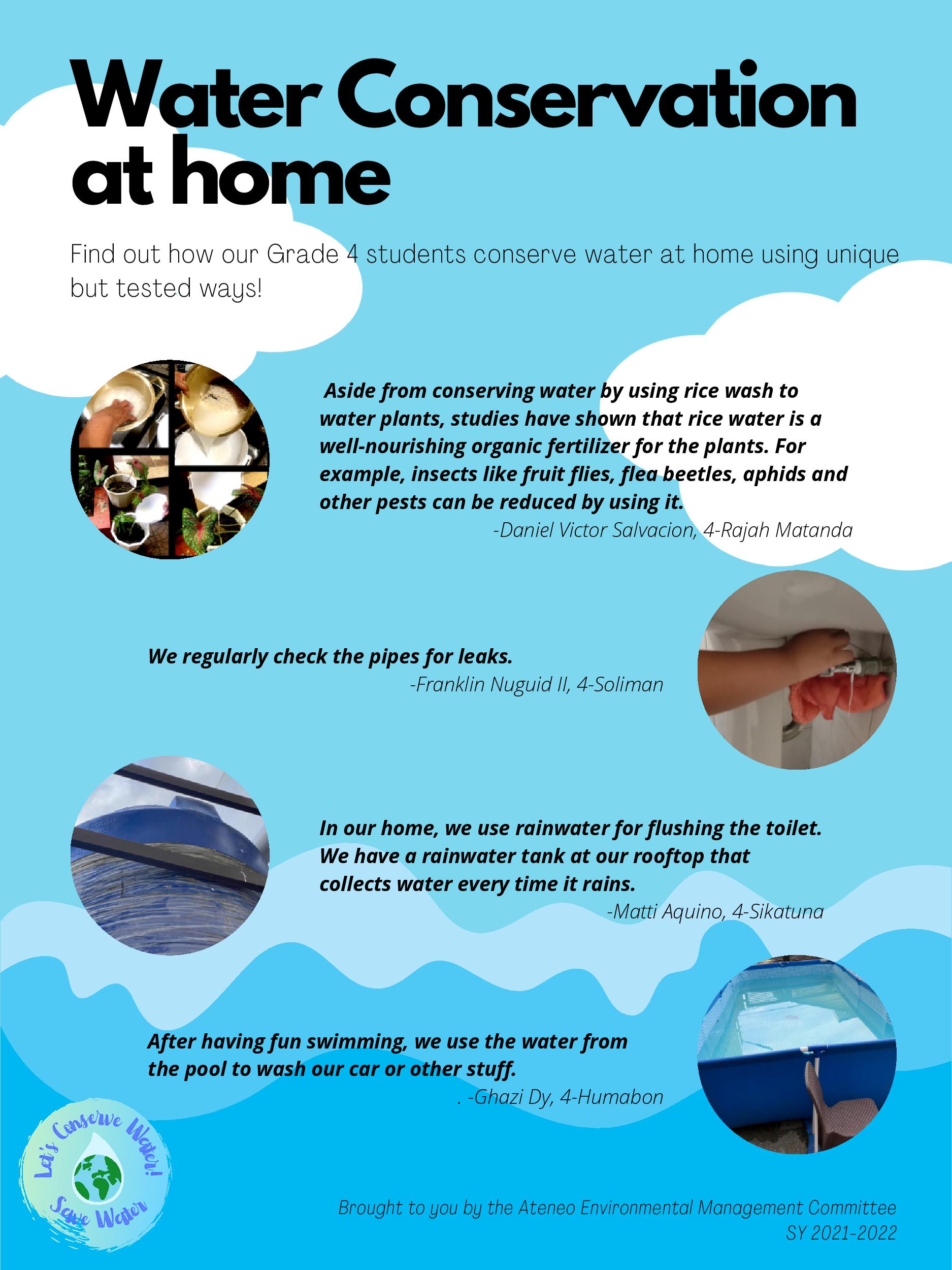 Water Conservation at home, page 3
