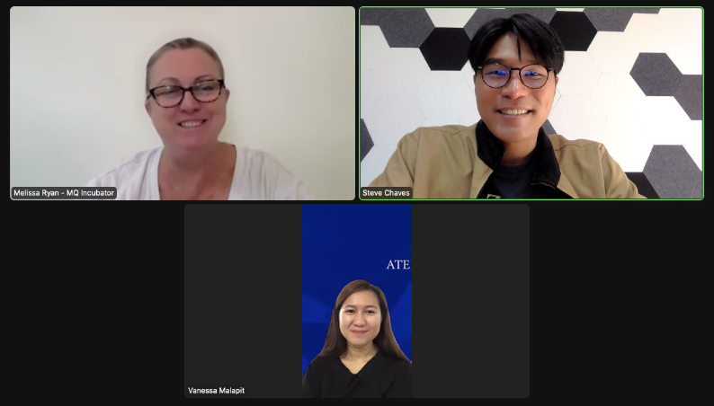 with MQ Incubator Director