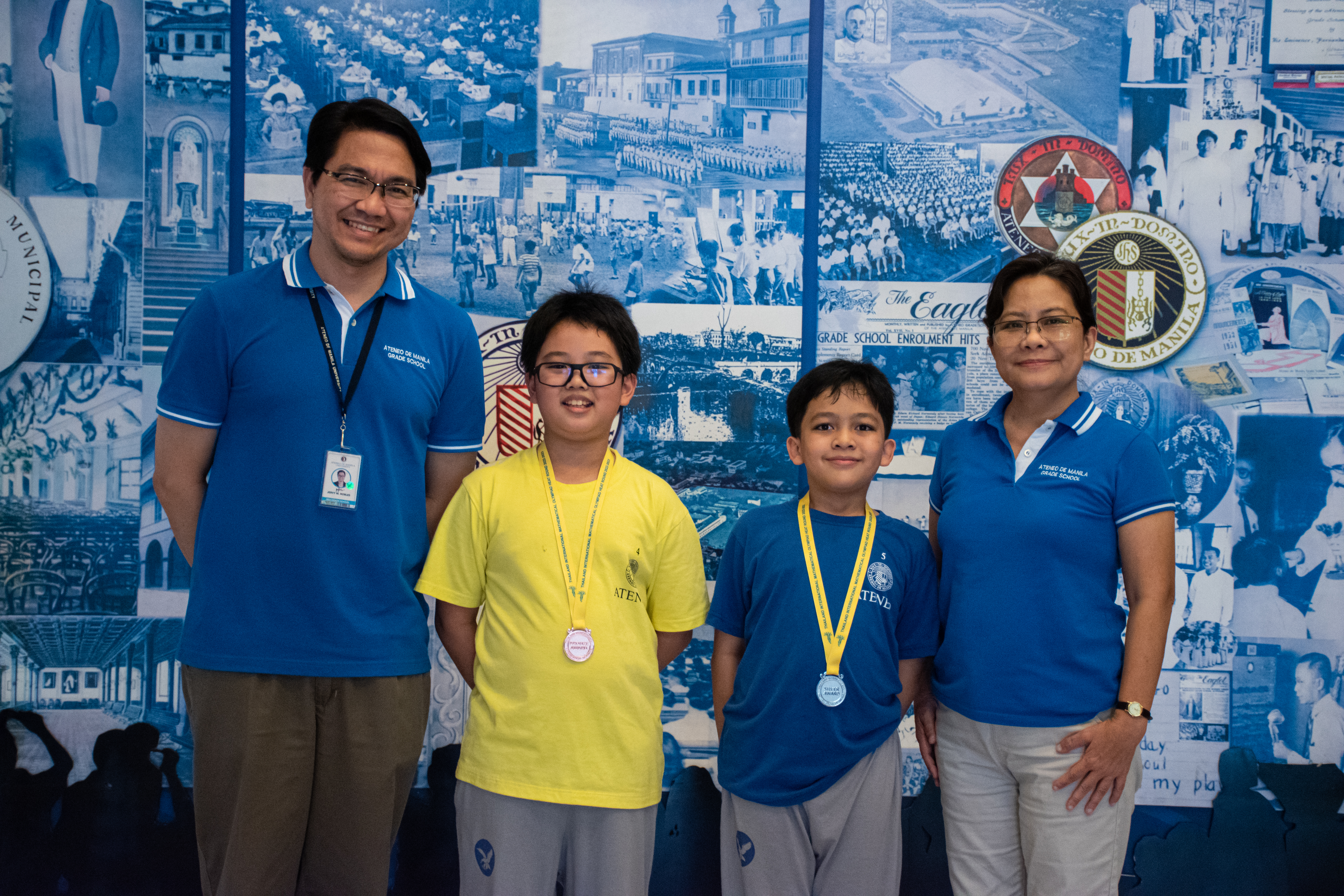 (L-R) Jervy Robles, Shun Sato, Daniel Canaria, Vivian David 