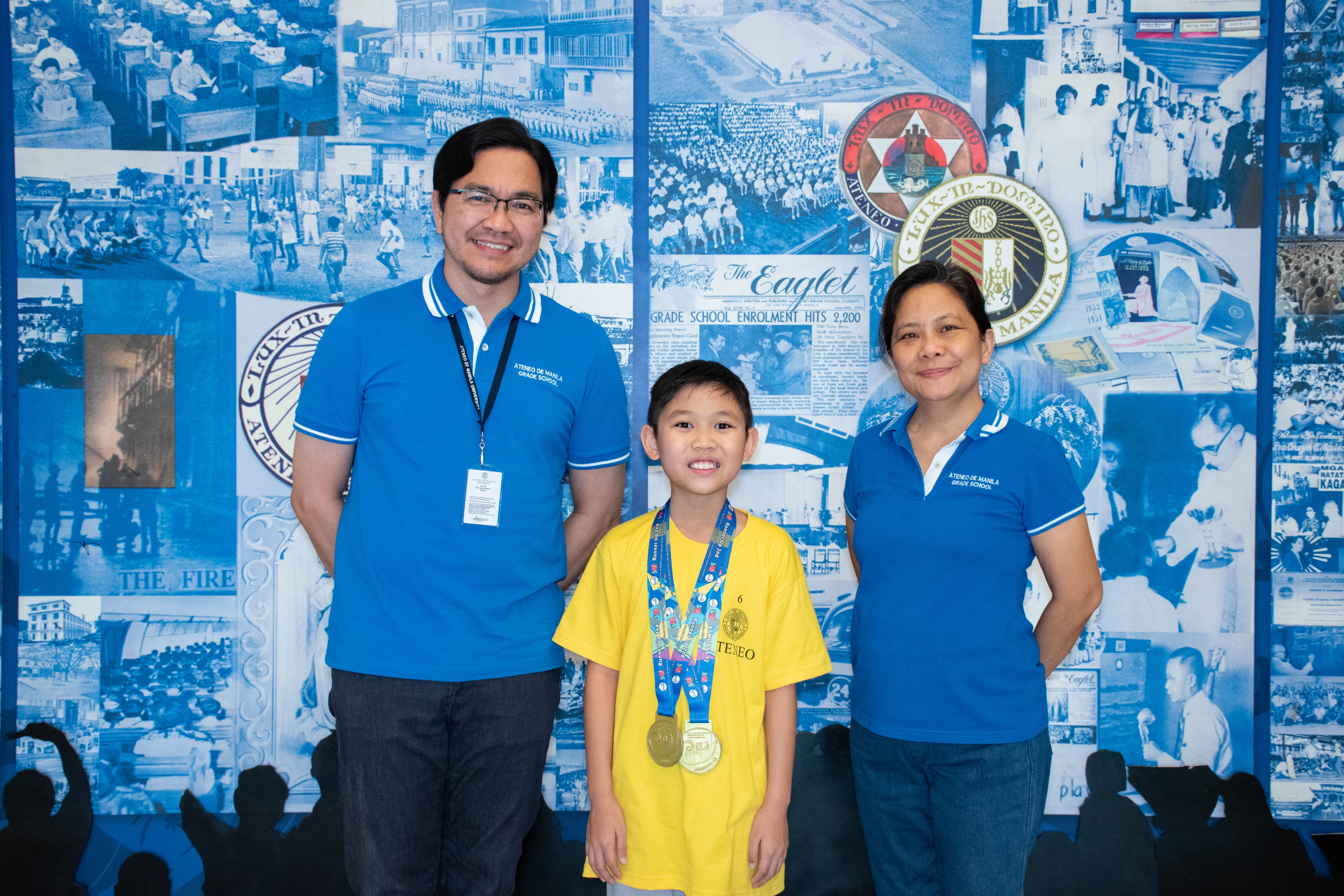 (L-R) Jervy Robles, Paco Javier, Vivian David