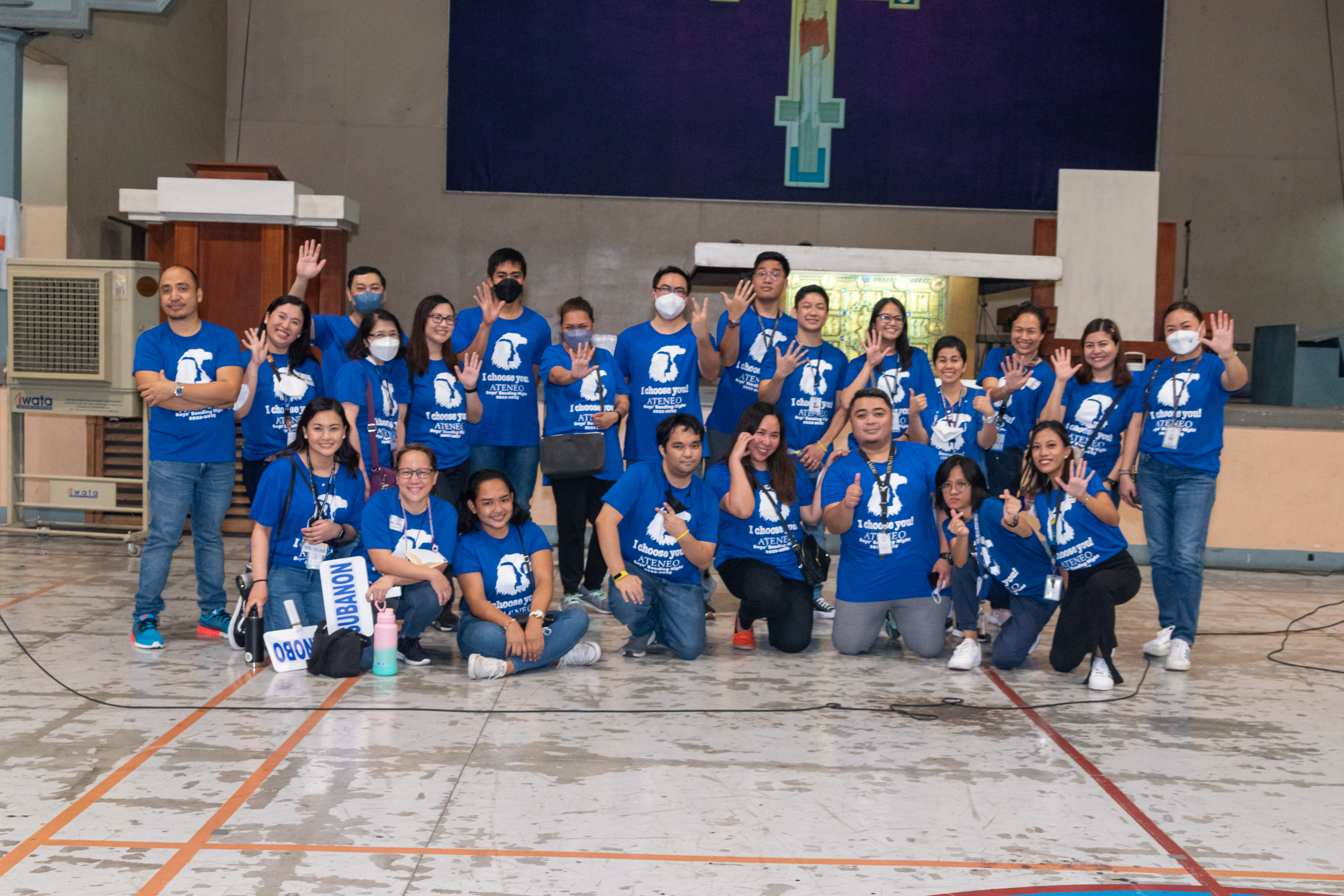 The Grade 5 teachers with smiles of relief as the event comes to a close