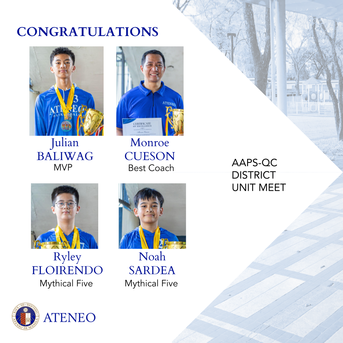 AAPS QC DUM basketball special awards