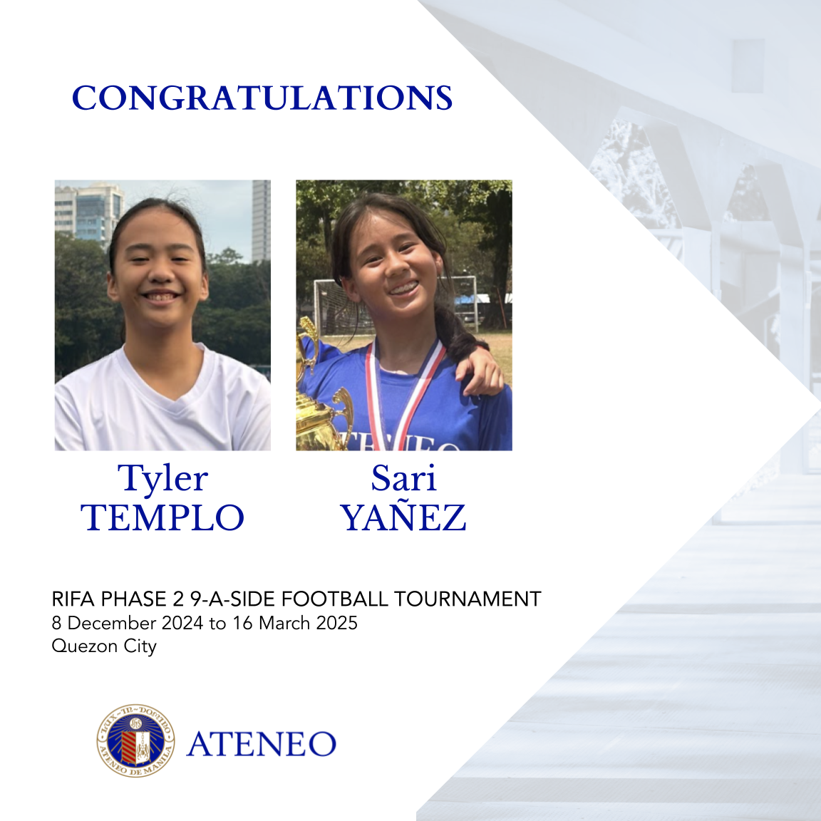 Two Blue Eagles in the AHSGFT are from AJHS