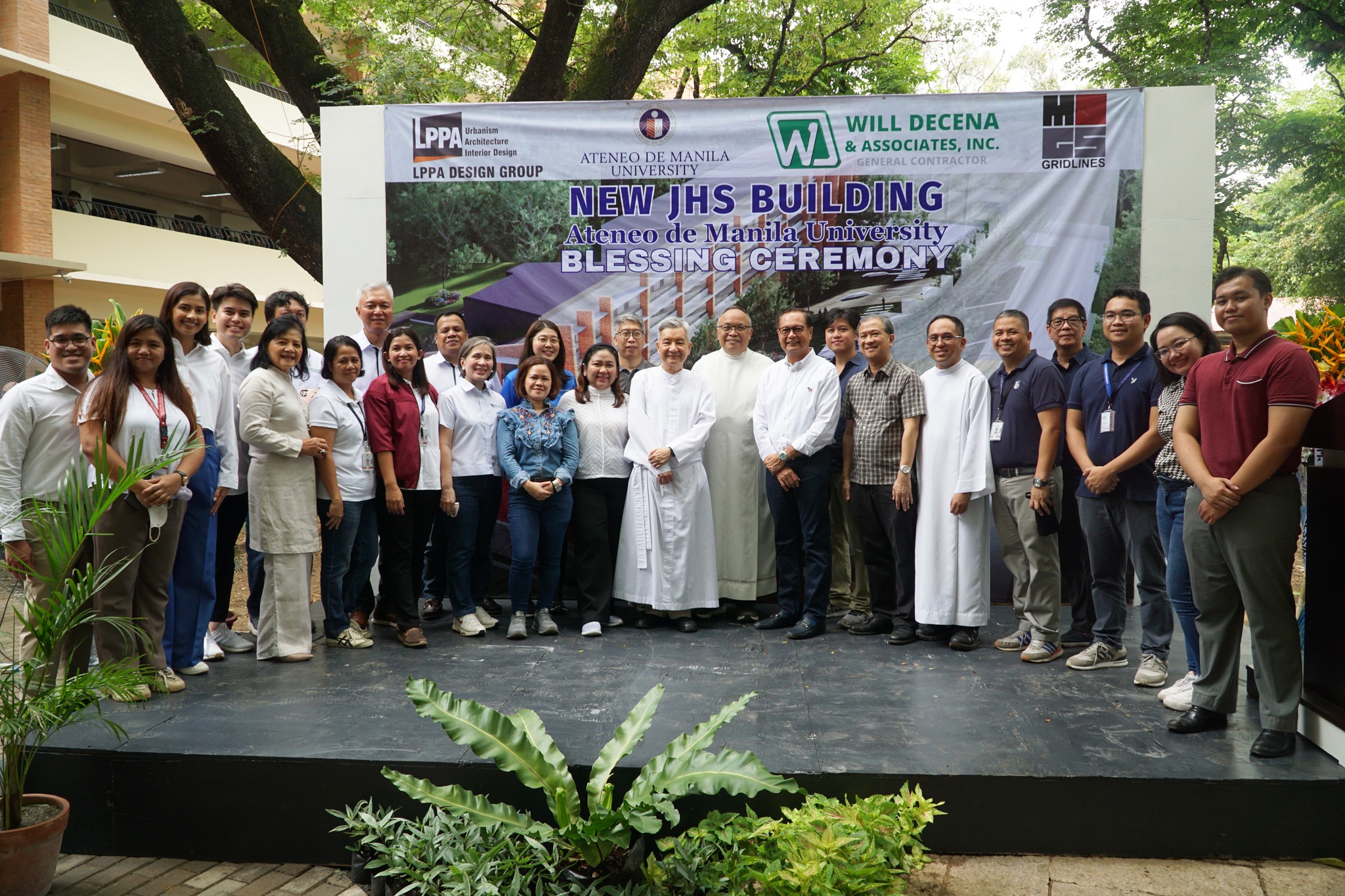 23 June 2025 blessing of the new AJHS building