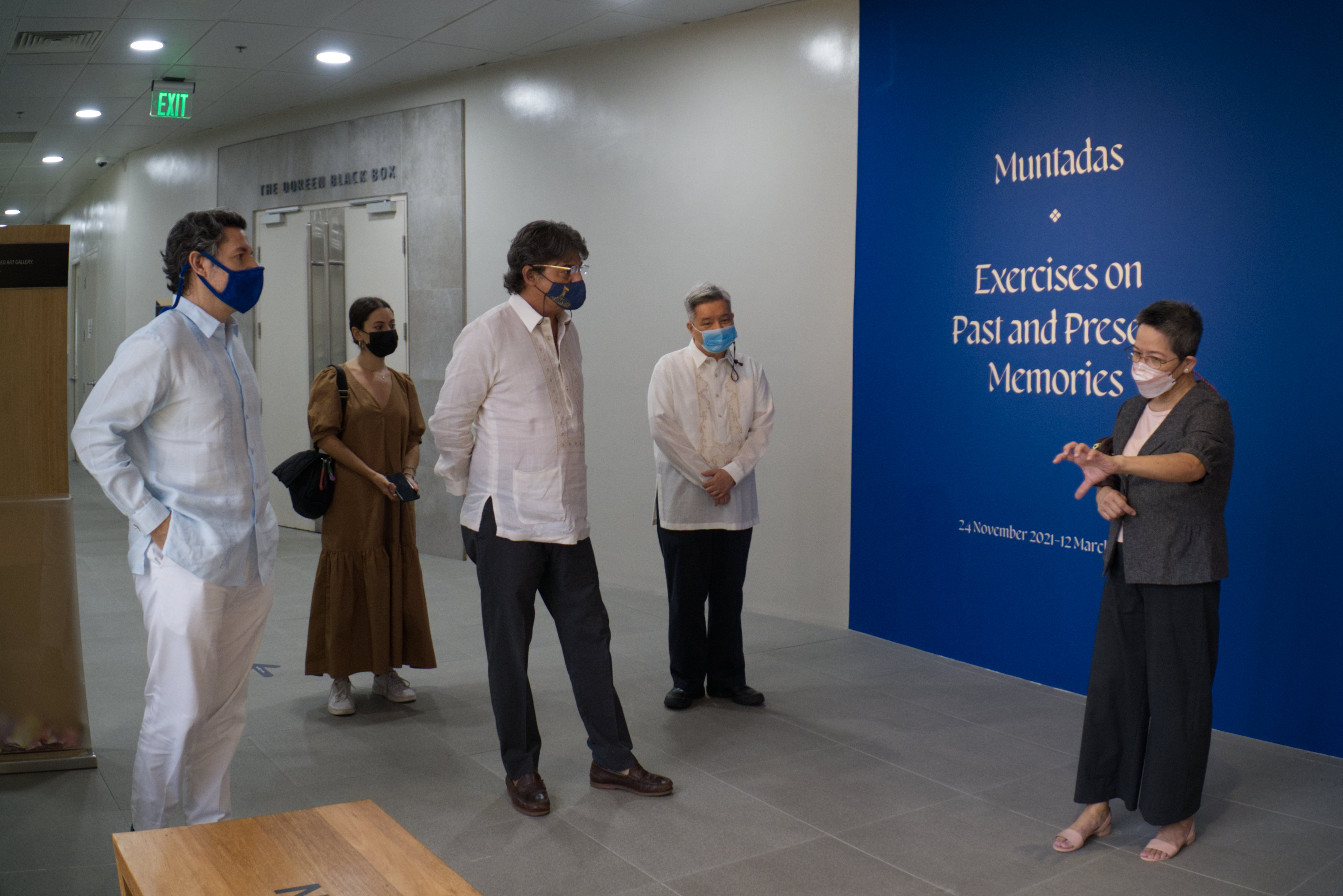 Amb Jorge Moragas, Spanish ambassador to the Philippines at the Ateneo Art Gallery