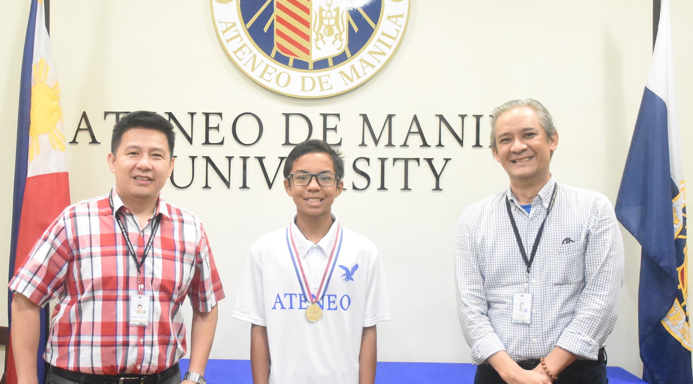 (L-R) Ron Capinding, Pio Caro, Jonny Salvador