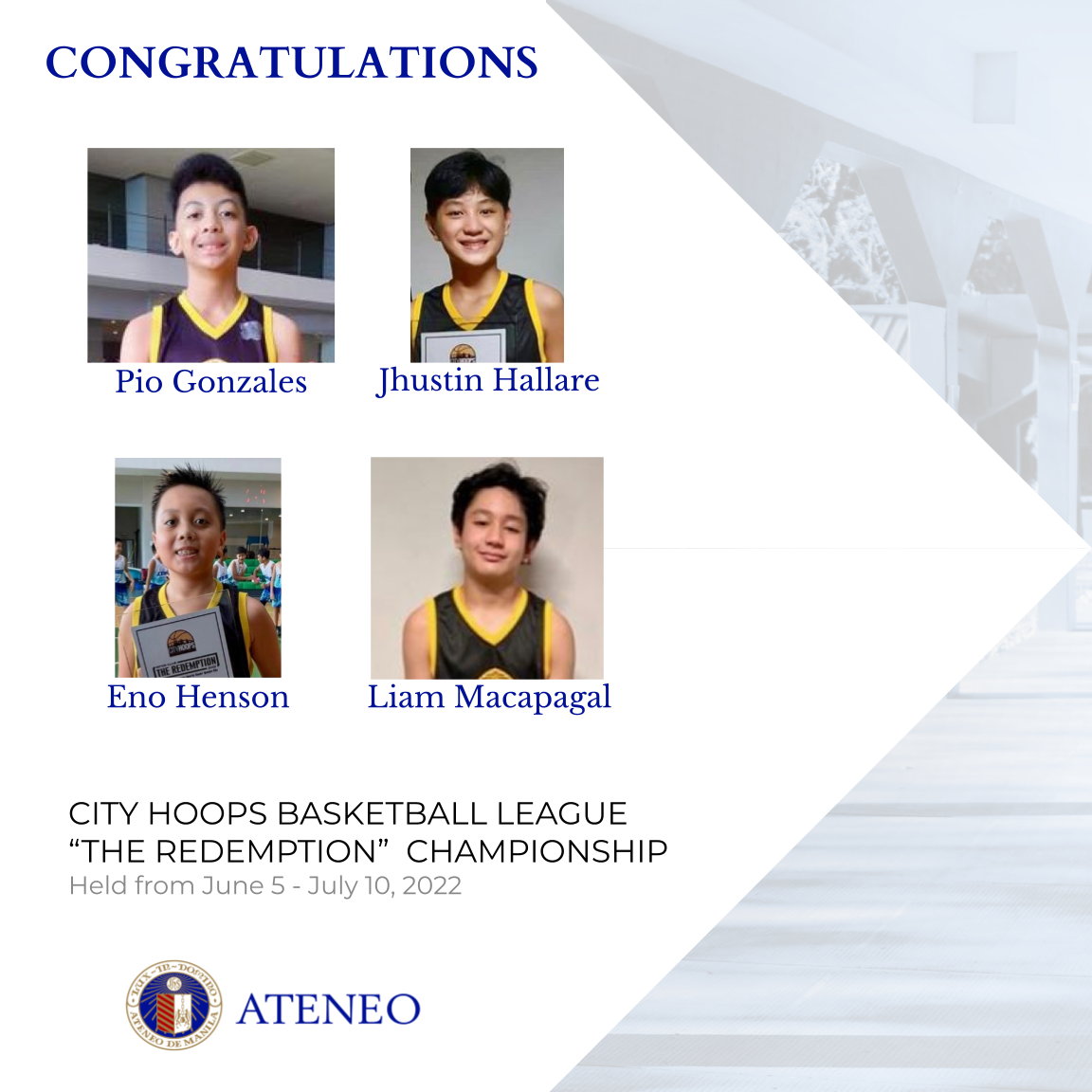 Gonzales, Hallare, Henson, Macapagal