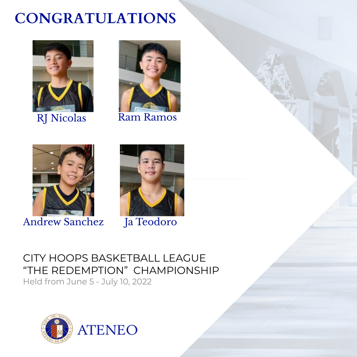 Nicolas, Ramos, Sanchez, Teodoro