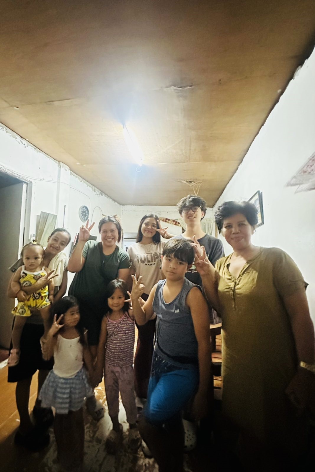 Mark with the Romano family 