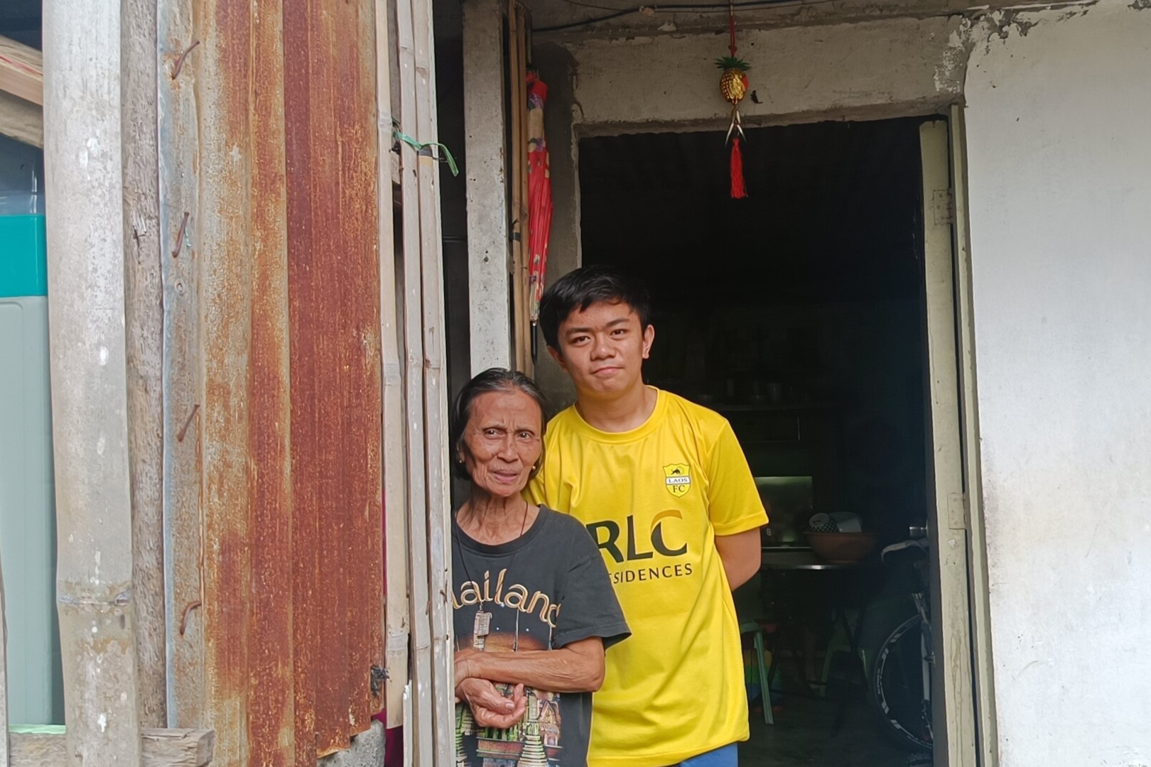 Juan with Nanay Norma 