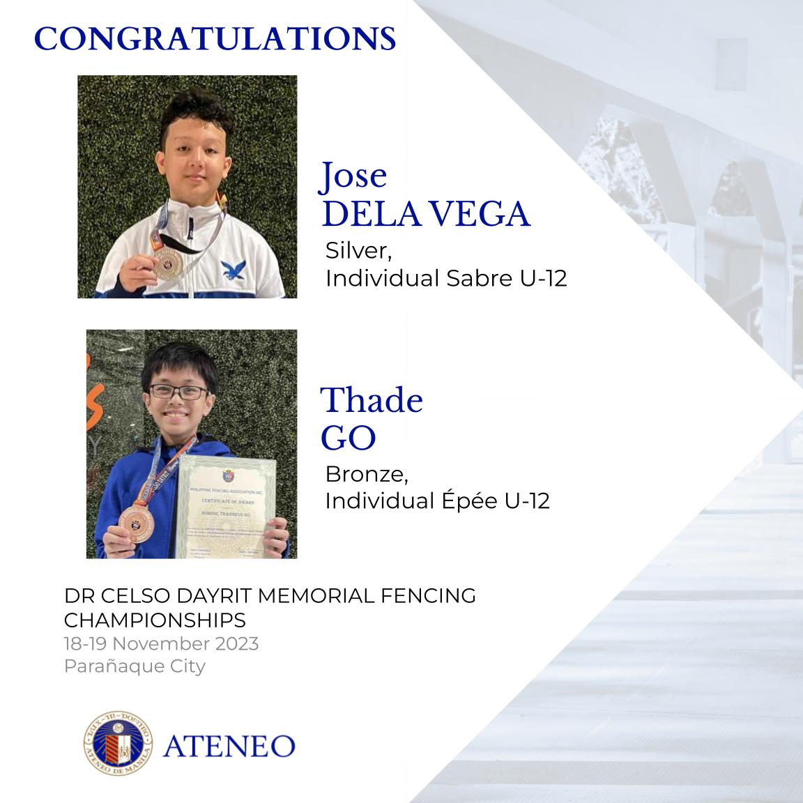 Jose dela Vega and Thade Go