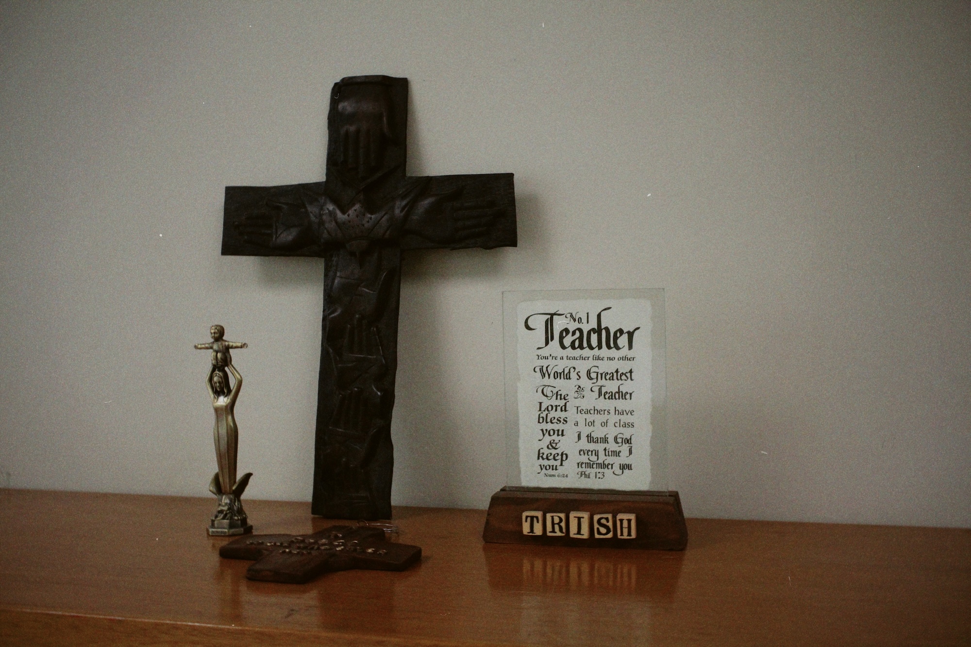 Mementos in her office