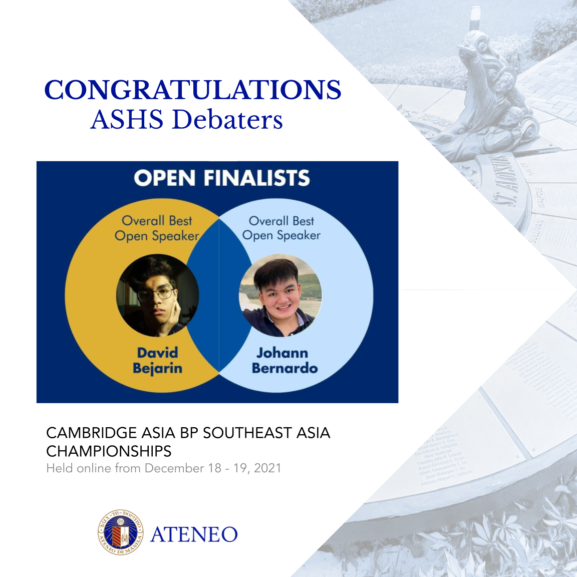 David Bejarin & Johann Bernardo