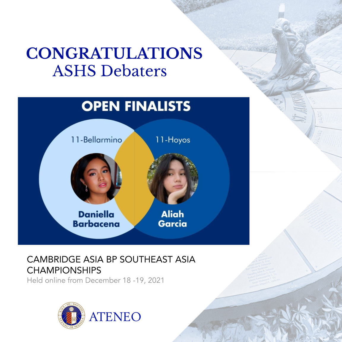 Daniella Barbacena & Aliah Garcia