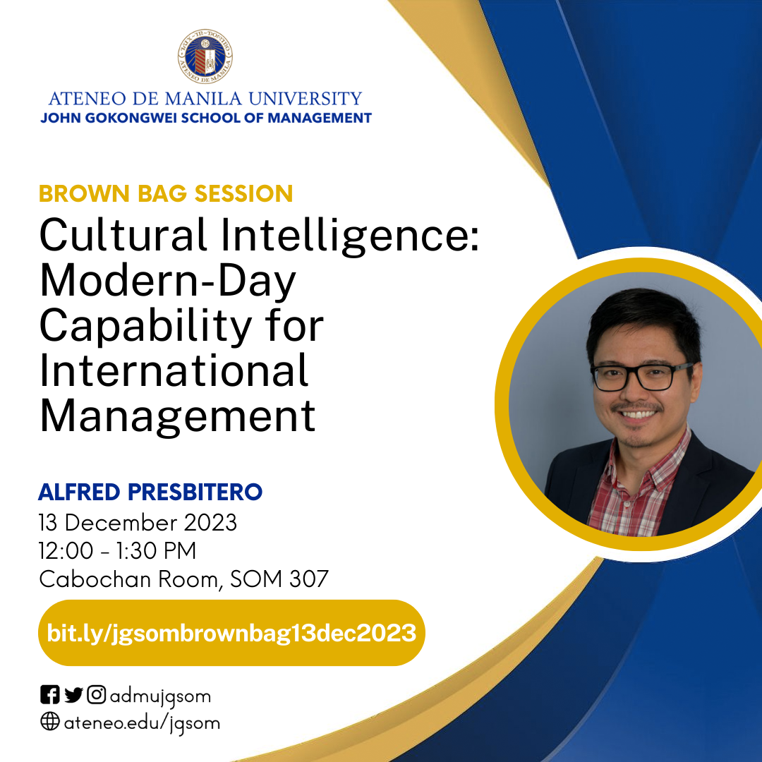 JGSOM Brown Bag Session Dec 13