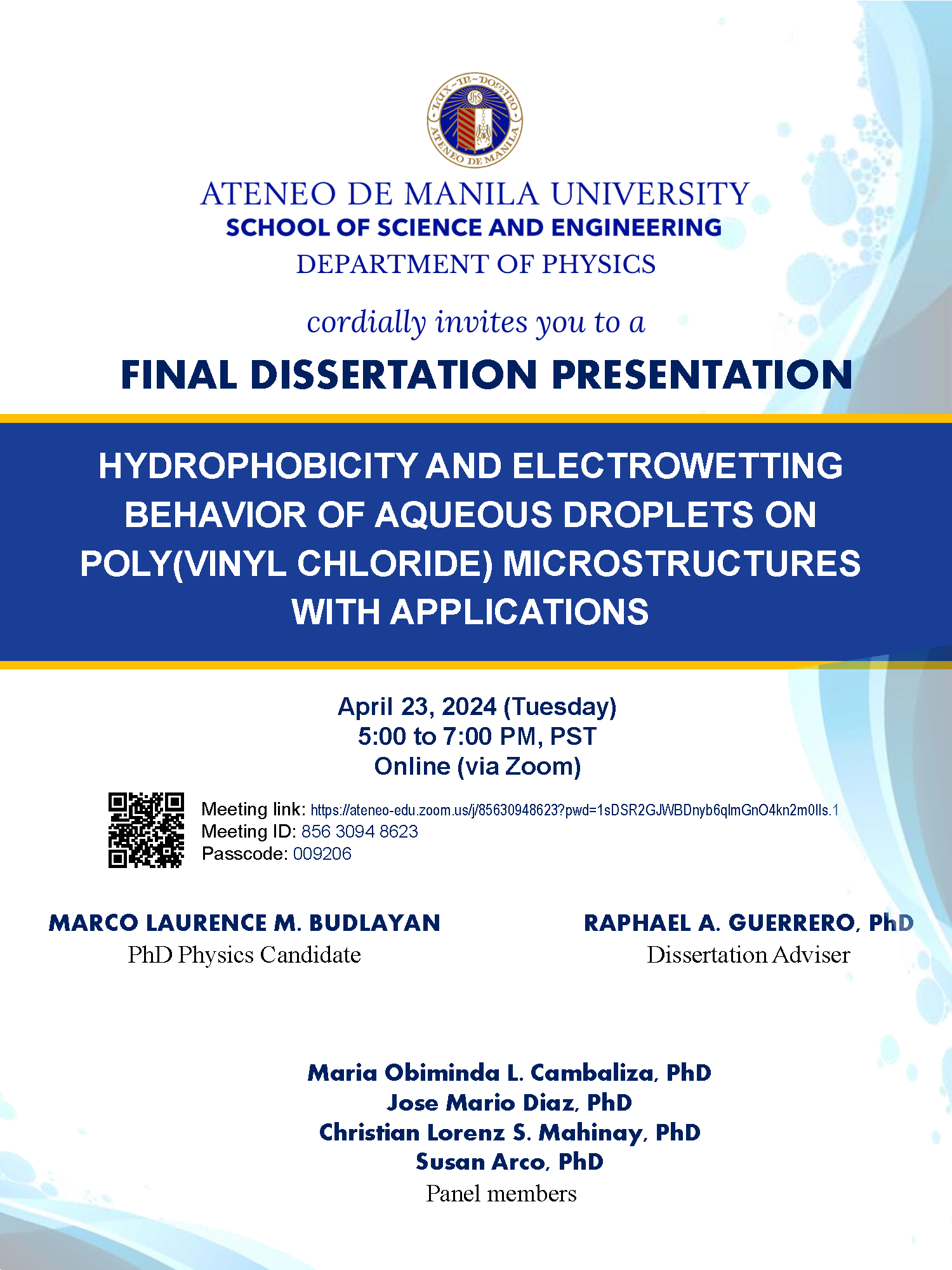 Final Dissertation Presentation - Budlayan