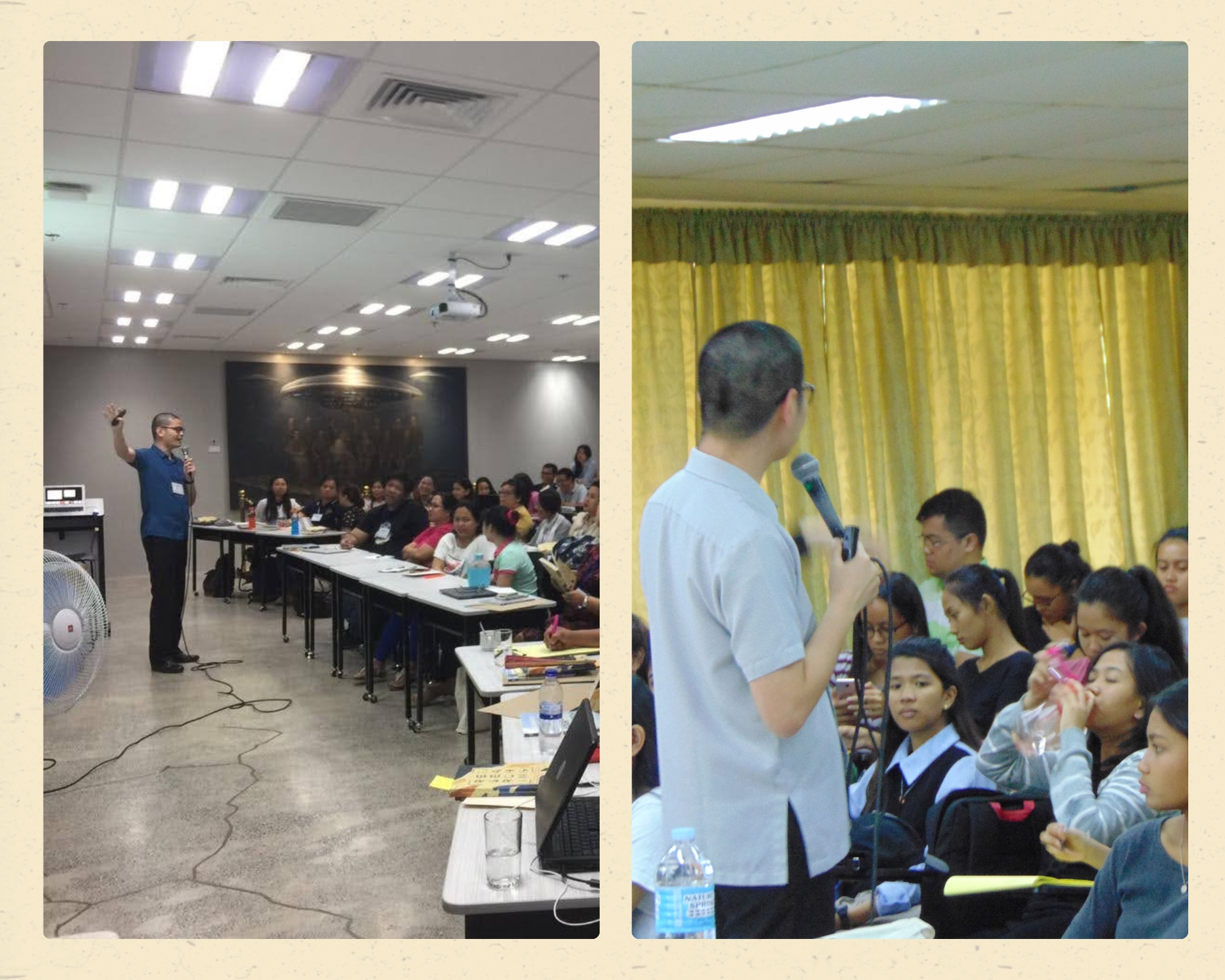 Sir Eos at his talks