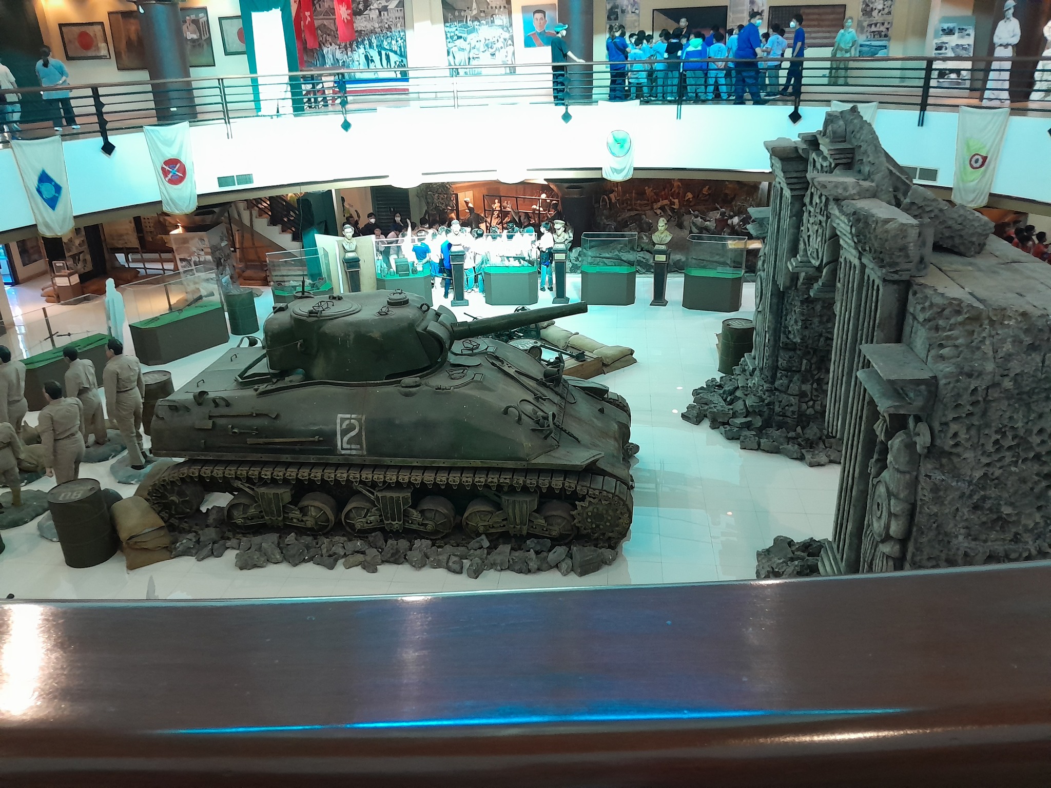 inside the Veterans Museum